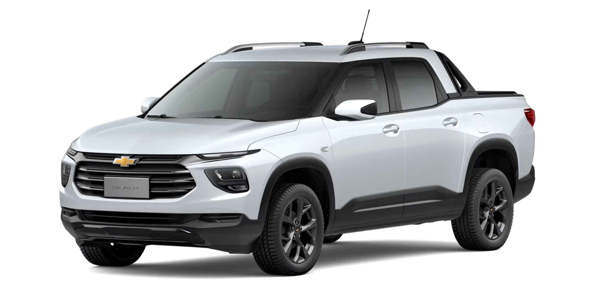 Camioneta Chevrolet Montana vista lateral frontal